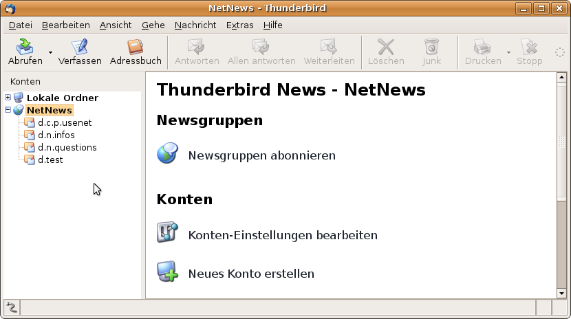 Newsgruppen-Liste