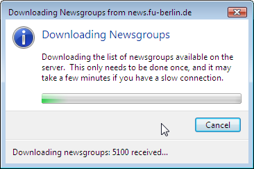 Downloading Newsgroups